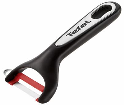 Tefal K2071814, Vihannekset, Mekaaninen kuorija, Ruostumaton teräs, Musta, Punainen, Riiputusreikä