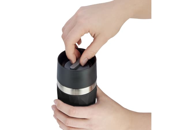 Tefal Compact N2160110, Musta, Silikoni, Ruostumaton teräs, Polypropeeni (PP), Kahvi, Mehu, Tee, 3 h