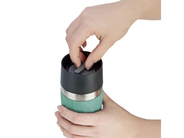 Tefal Compact N21603, Rustfritt stål, Silikon, Rustfritt stål, Polypropylen (PP), Kaffe, Juice/ Saft, Te, 3 timer