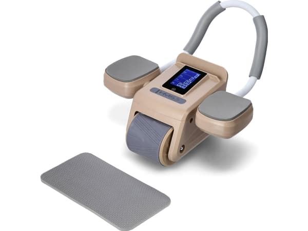 HMS KA08 BROWN ABS AUTOMATISK TRENINGSHJUL MED MAVEMUSKLER MED LCD-DISPLAY OG HMS-LADING