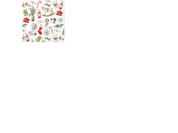 Paw Napkins Paper Vin Holidays 33X33cm 20Pcs