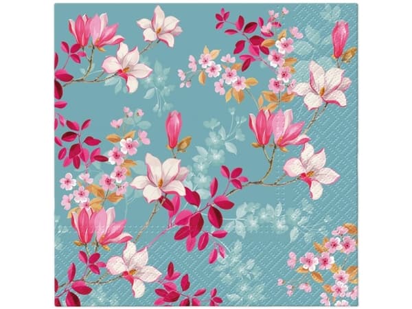 Paw Napkins Paper Magnolia 33X33cm 20Pcs