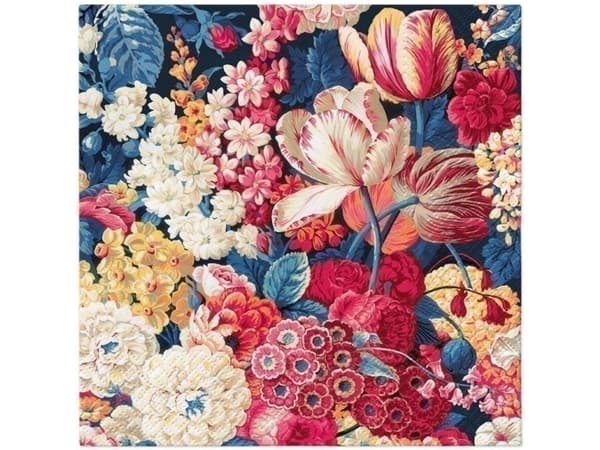 Paw Napkins Paper Flower Sple 33X33cm 20Pcs