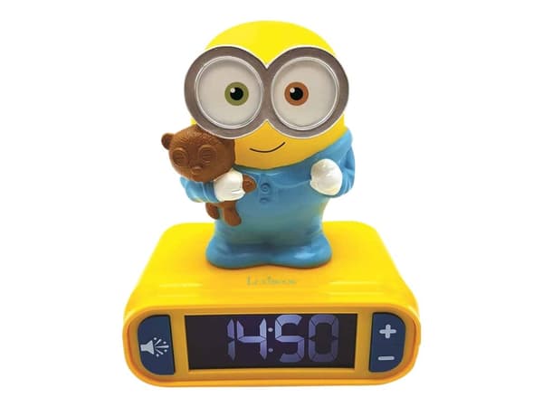 The Minions Night Light Alarm Clock with Sounds