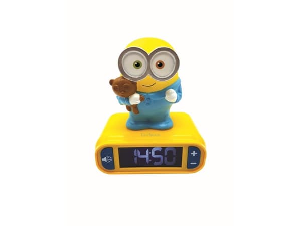 The Minions Night Light Alarm Clock with Sounds