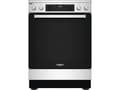 Miniatyrbilde 1 av 2: Kuchenka Whirlpool Whirlpool frittstående elektrisk komfyr WS68V8CCXT