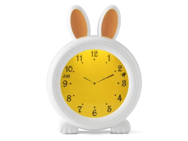 Alecto BC100BUNNY, Digital vekkerklokke, Rund, Hvit, Plast, 10 år, Barnerom
