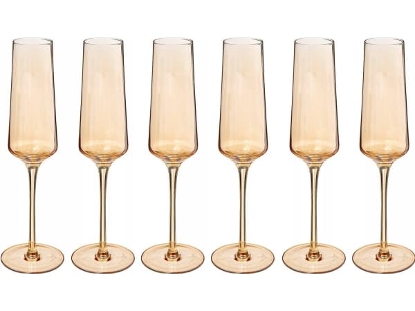 Secret de Gourmet OLGA champagneglas, 6 stycken