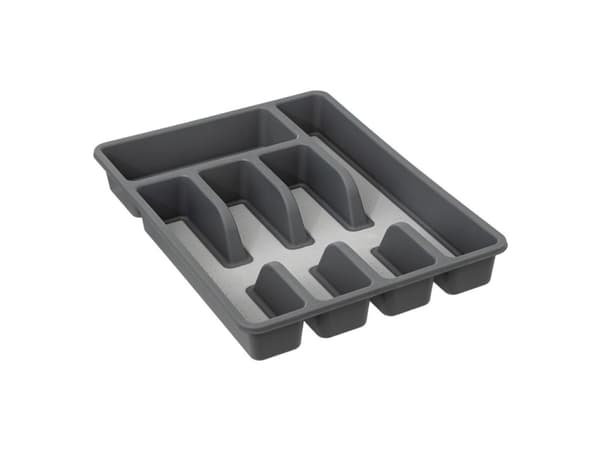 5five Bestickorganisatör för låda, 5 fack, 26,5 x 36,5 x 5 cm