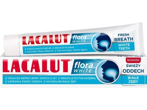 Lacalut LACALUT PASTA FLORA WHITE na halitozę