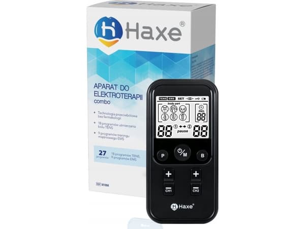 Haxe M100A Enhet for elektroterapi combo TENS/EMS HAXE