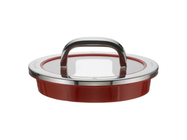 WMF 8900541245, Pyöreä, Punainen, Ruostumaton teräs, Lasi, Ruostumaton teräs, Ruostumaton teräs, Ruostumaton teräs, 16 cm