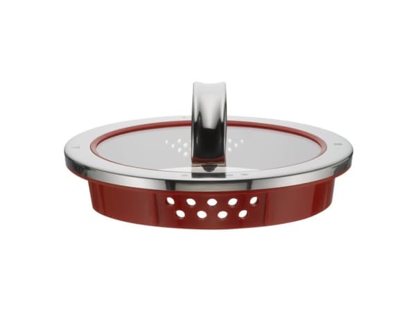 WMF 8900541245, Pyöreä, Punainen, Ruostumaton teräs, Lasi, Ruostumaton teräs, Ruostumaton teräs, Ruostumaton teräs, 16 cm