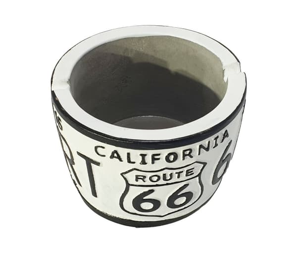 RETRO Tuhkakuppi CALIFORNIA ROUTE 66 OLDSCHOOL