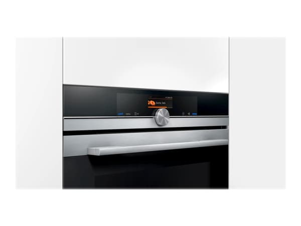 Siemens iQ700 HB636GBS1 - Ovn - innebygd - fordypning - bredde: 56 cm - dybde: 55 cm - høyde: 58.5 cm - med selvrens - Klasse A+ - rustfritt stål
