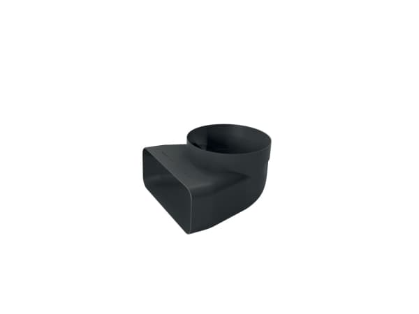 Neff Z861SI1 - 90 degree rectangular to round transition - for N 50 T46CB4AX2, T48CB1AX2; 70 T47TD7BN2, T48TD7BN2; 90 T58TL6EN2