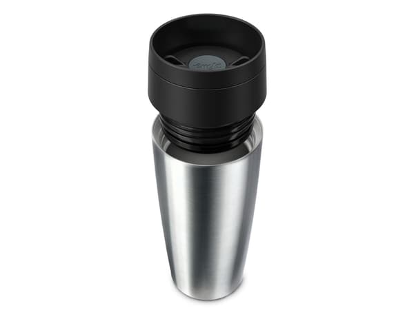 EMSA Travel Mug Classic , Rustfritt stål, Rustfritt stål, Polypropylen (PP), 36 ml, 8,3 cm, 200 mm