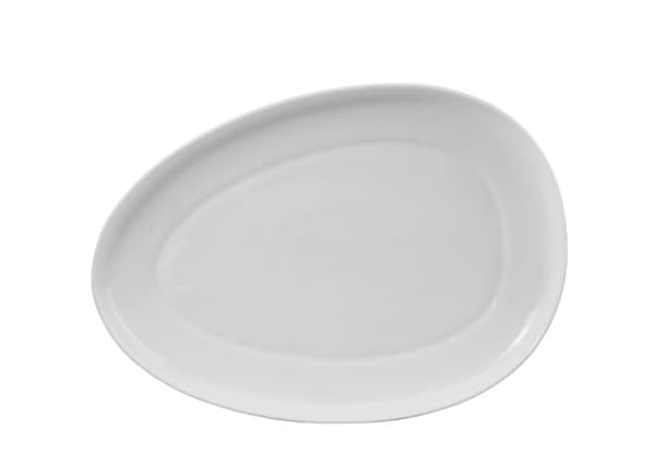 Okko Lautanen soikea 33Cm valkoinen