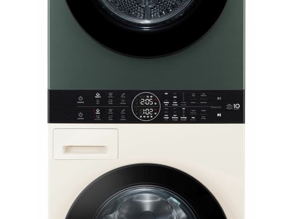 LG WT1210EGF, Frontmatet, Frittstående, Grønn, Hvit, Venstre, Sort, Berøringskontroll