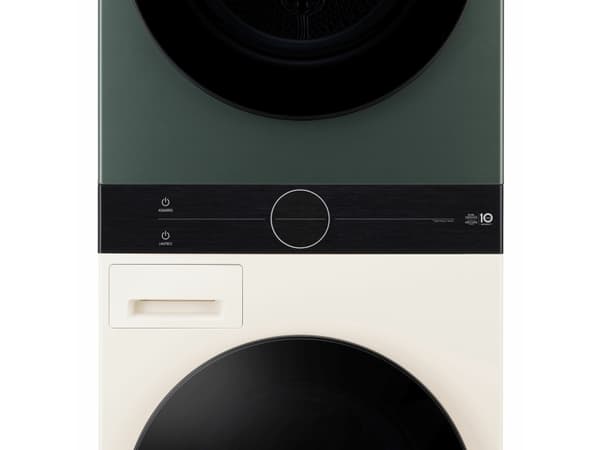 LG WT1210EGF, Frontmatet, Frittstående, Grønn, Hvit, Venstre, Sort, Berøringskontroll