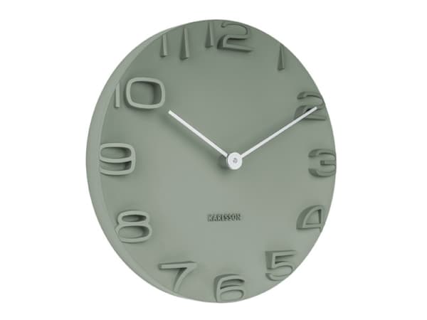 Karlsson KA5311GR, Vägg, Quartz clock, Rund, Grön, AA, 42 cm