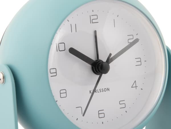 Karlsson KA5972GR, Table, Digital clock, Round, Green, Iron, Battery