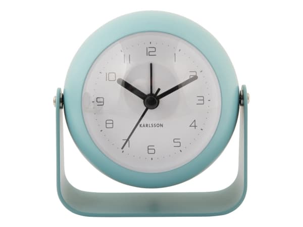 Karlsson KA5972GR, Table, Digital clock, Round, Green, Iron, Battery