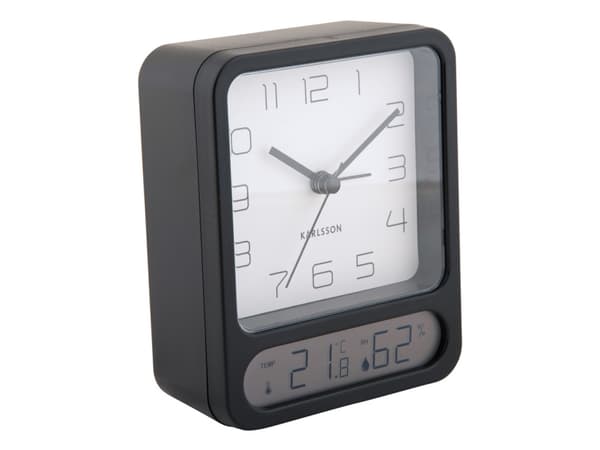 Karlsson Budzik z mitt termometer i mitt hygrometer DOU