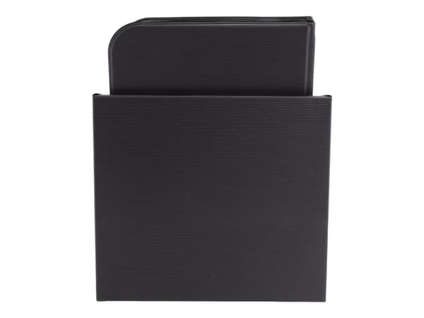 Securit® A4 ESSENTIAL boks med 10 menuomslag, sort