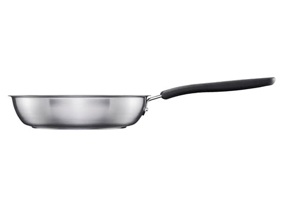 Fiskars 1072249, Rund, Gourmet-stekpanna, Rostfritt stål, Keramiska, 270 ° C, Rostfritt stål