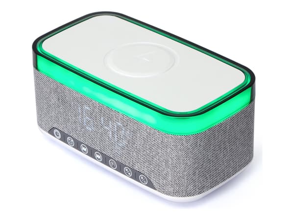 Gembird DAC-SPKBT-QC15 - Klockradio - vit/ljusgrå