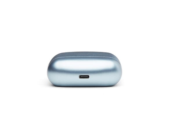LEXON Minut, Digital vekkerklokke, Oval, Lyseblå, LCD, Batteri, 5 V