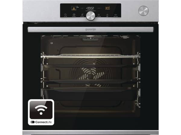 Gorenje BPSA6747A08XWI, Stor, Elektrisk ugn, 77 L, 77 L, 2300 W, 300 °C Rostfritt stål