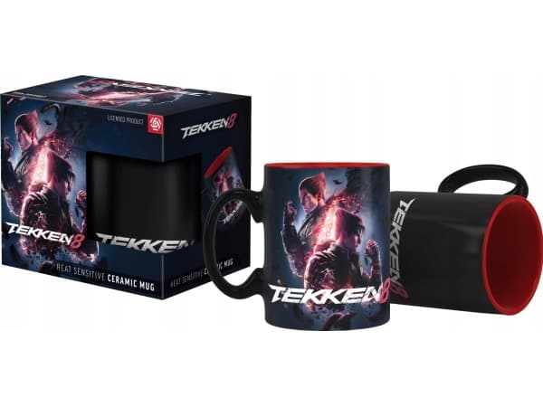 Cenega Tekken 8, Single/enkelt, 0,45 l, Sort, Keramisk, Krus, Universell