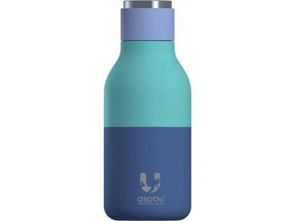 Asobu Urban, 460 ml, Idretter, Daglig bruk, Turgåing, Blå, Turkis, Rustfritt stål, Voksen, Mann/kvinne
