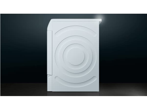 Siemens iQ500 WQ33G2D175, Frittstående, Frontmatet, Varme pumpe, Hvit, Rotasjon, Berøringskontroll, Riktig/Høyre