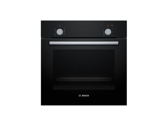 Bosch Serie | 2 HBF010BA0 - Ovn - innebygd - fordypning - bredde: 56 cm - dybde: 55 cm - høyde: 57.5 cm - Klasse A - svart
