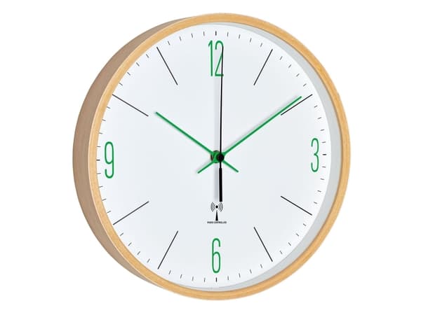 TFA-Dostmann 60.3524.04, Vegg, Rund, Brun, Grønn, Hvit, Tre, Glass, Barn og voksne