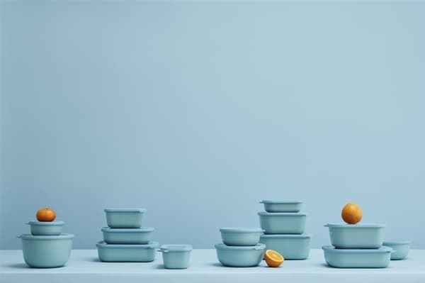 Mepal 3 skåler Cirqula rektangulære 500 1000 2000 Svart 106270041100