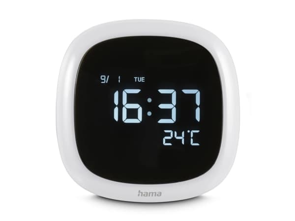 Hama Bora Bora, Digital vekkerklokke, Hvit, Innendørs, 12/24h, -10 - 50 °C, F, °C