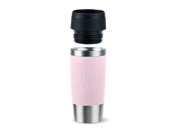 emsa vakuumimuki TRAVEL MUG Classic, 0,36 L., pastellivaaleanpunainen korkealaatuinen, tyhjiöeristetty ruostumattomasta teräksestä valmistettu runko,