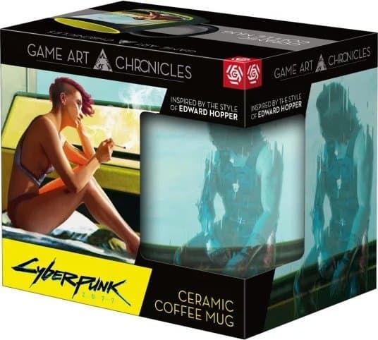 Cenega Cyberpunk 2077 V & Edward Hopper, Single/enkelt, 0,45 l, Flerfarget, Keramisk, Krus, Universell