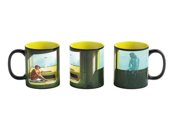 Cenega Cyberpunk 2077 V & Edward Hopper, Single/enkelt, 0,45 l, Flerfarget, Keramisk, Krus, Universell