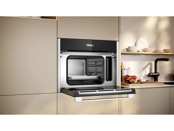 Neff C24DR1XN0, Pieni, 38 L, 30 - 100 °C, Ruostumaton teräs, Kosketus, Yläosa edessä
