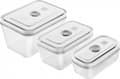 Miniatyrbilde 2 av 3: ZWILLING Fresh & Save - Vacuum food storage container set - lukkbar - grå