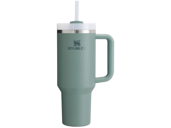 Stanley Quencher H2.0? FlowState Tumbler 1.2L, Grön, Rostfritt stål, 7 h, 11 h, 1200 ml, 100 mm