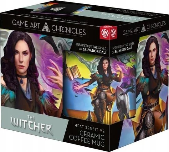 Cenega The Witcher Yennefer & Salvador Dali, Single, 0.45 L, Black, Multicolour, Mug, Universal, 1 pc(s)