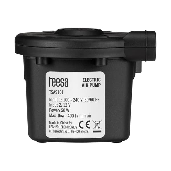 Elektrisk pump för madrass, pool 12 V 230 V
