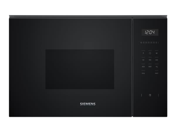Siemens iQ500 BF525LMB1 - Mikroaaltouuni - sisäänrakennettu - 20 litraa - 800 W - musta