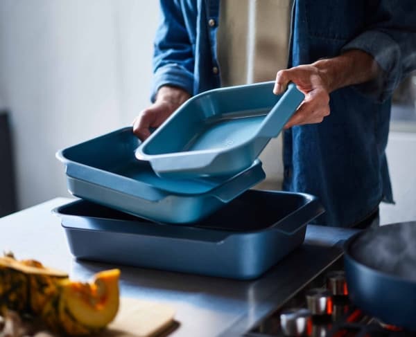 Joseph Joseph Nest, Rektangulär, Stål, Blå
